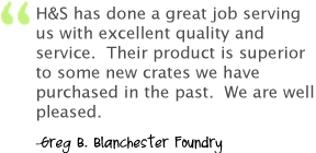 Quote by Greg B. Blanchester Foundry
